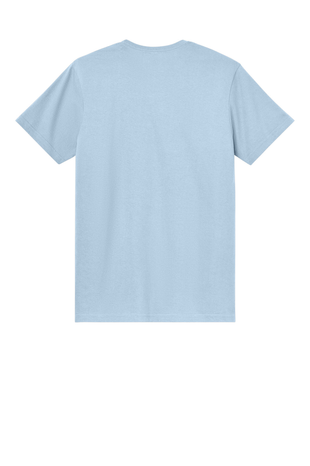 Rear View of LightBlue Gildan Light Cotton Tee 3000