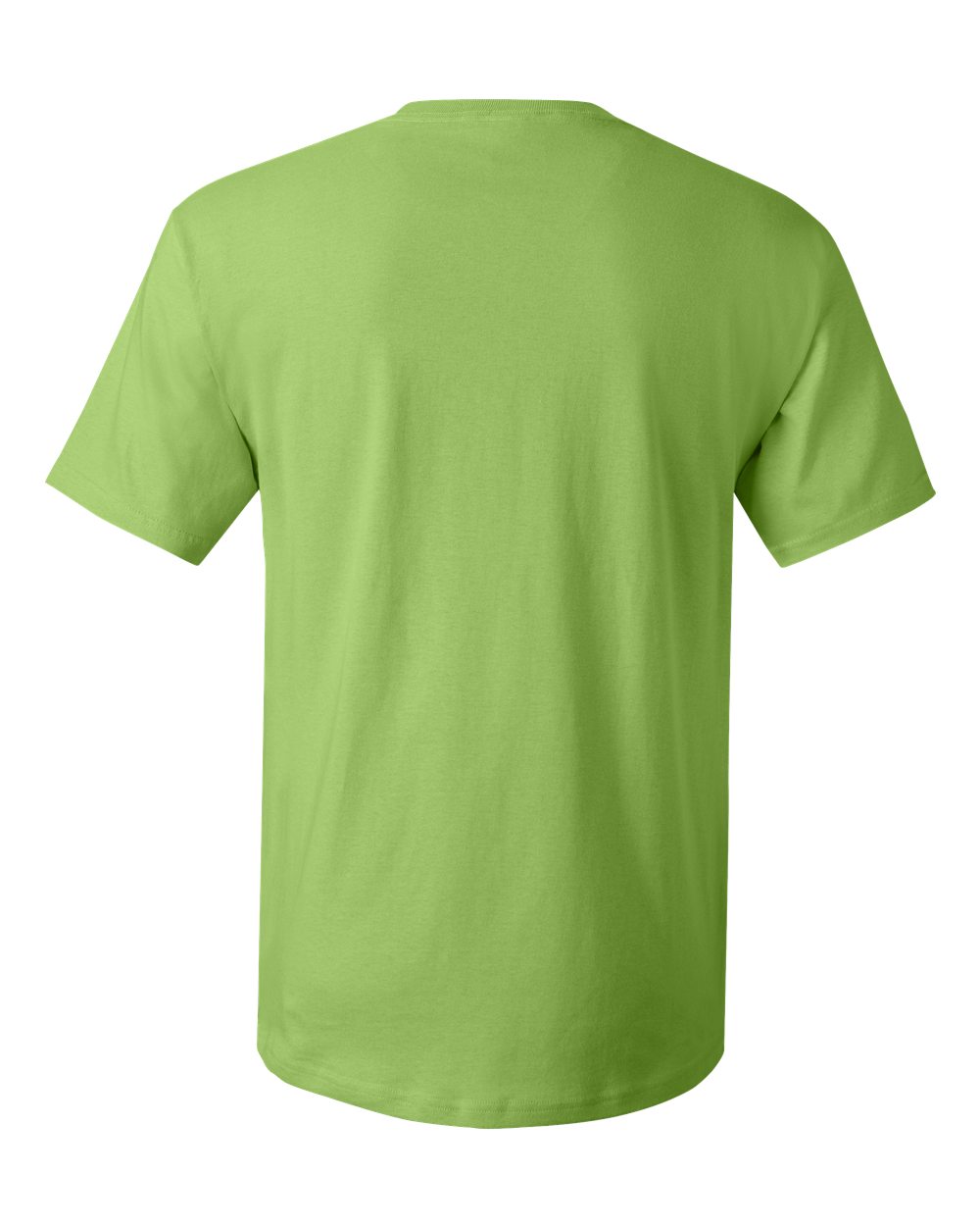 Rear View of Lime Essential-T T-Shirt - 5280