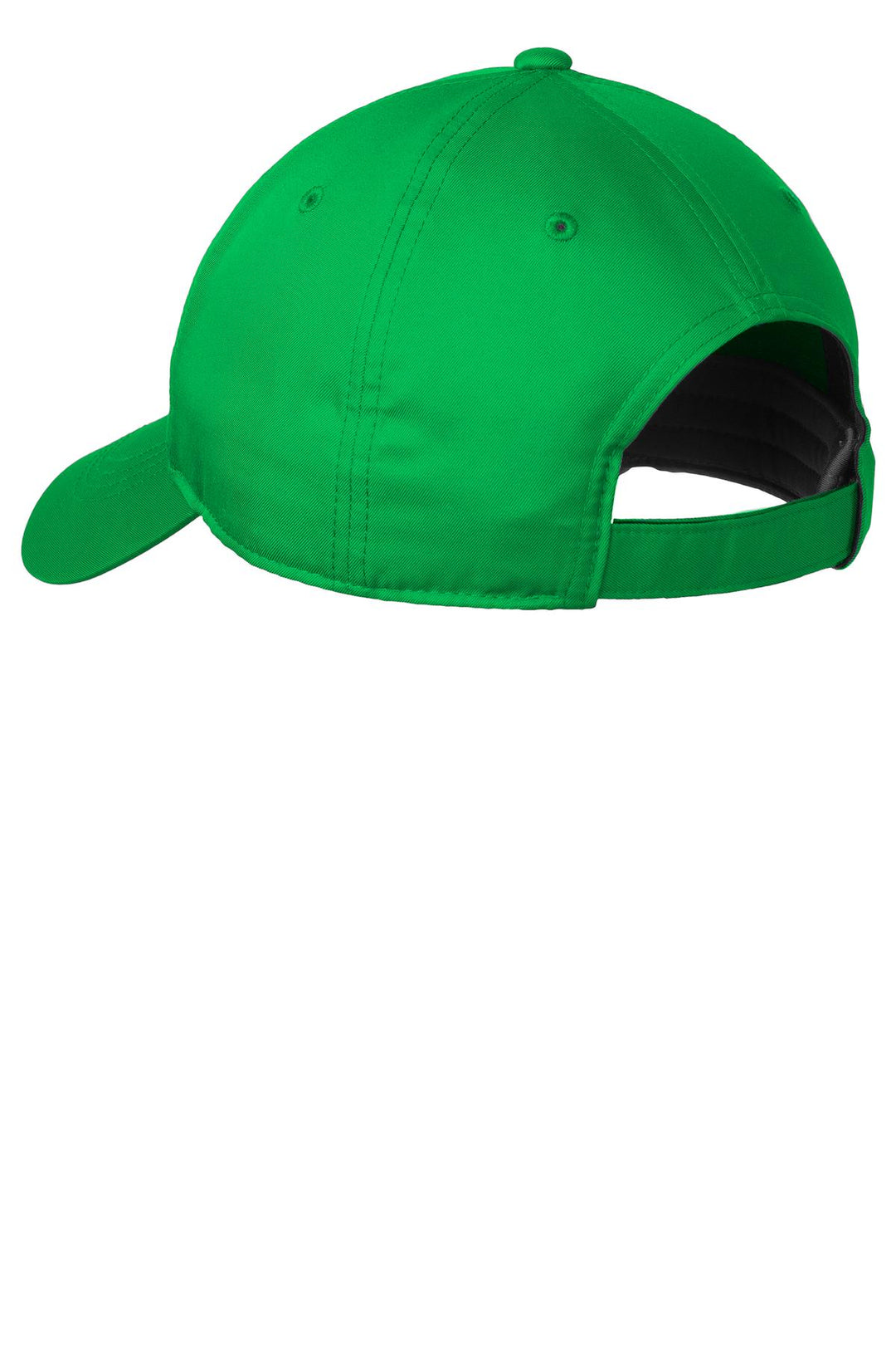 Rear View of Lucky Green/Wh Nike Dri-FIT Swoosh Front Cap. 548533