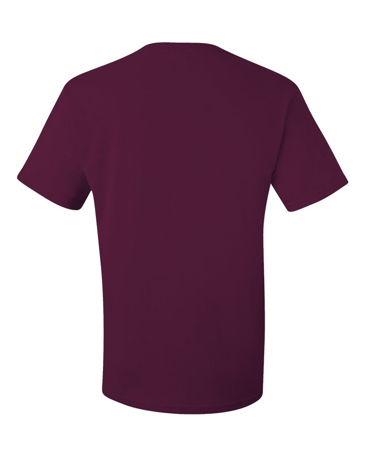 Rear View of Maroon Dri-Power® 50/50 T-Shirt - 29MR