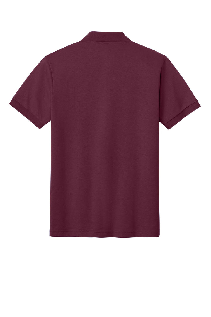 Rear View of Maroon Gildan - DryBlend 6-Ounce Jersey Knit Sport Shirt. 8800