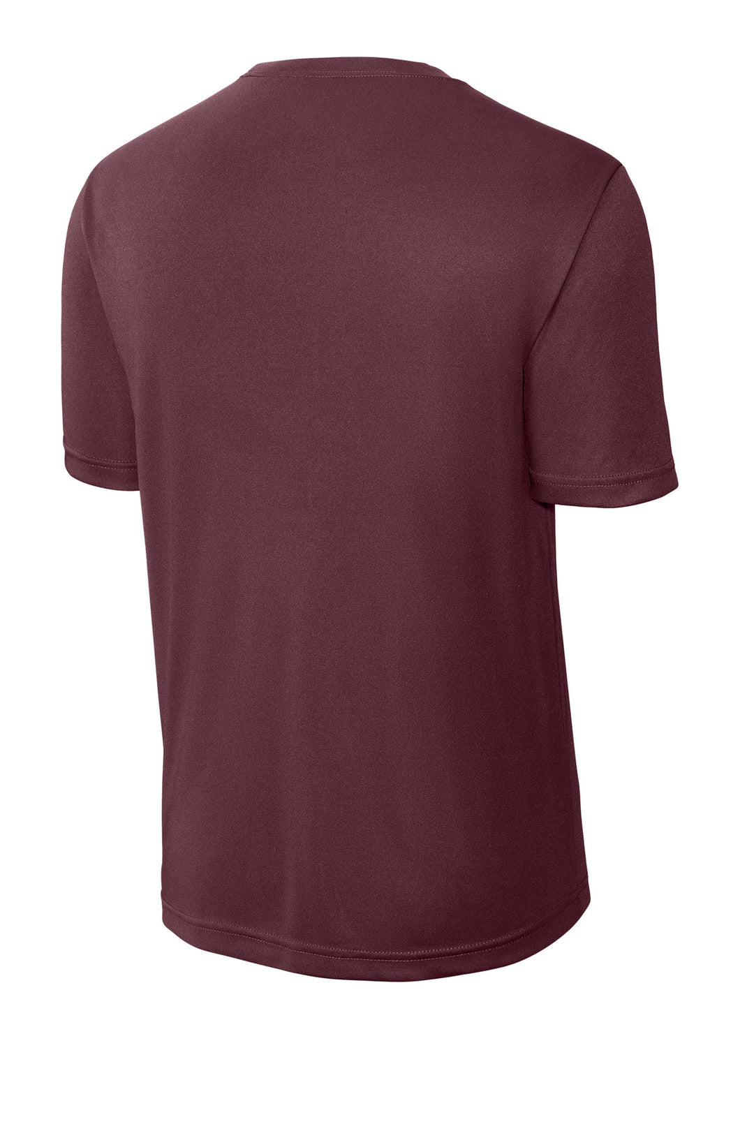 Rear View of Maroon Sport-Tek PosiCharge Competitor Tee. ST350