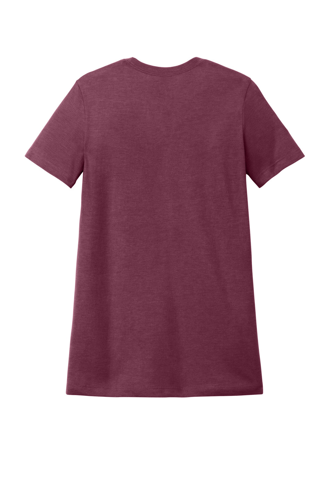 Rear View of MaroonMist Gildan Softstyle Women's CVC T-Shirt 64001LCVC