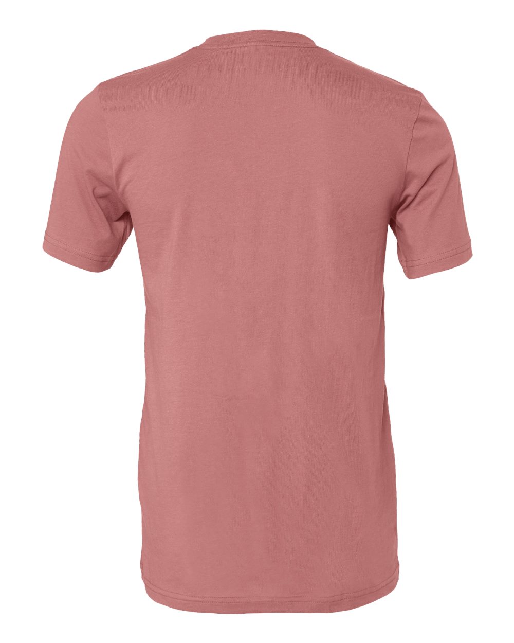 Rear View of Mauve Jersey Tee - 3001