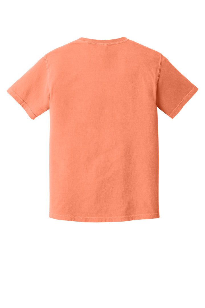 Rear View of Melon COMFORT COLORS Heavyweight Ring Spun Tee. 1717