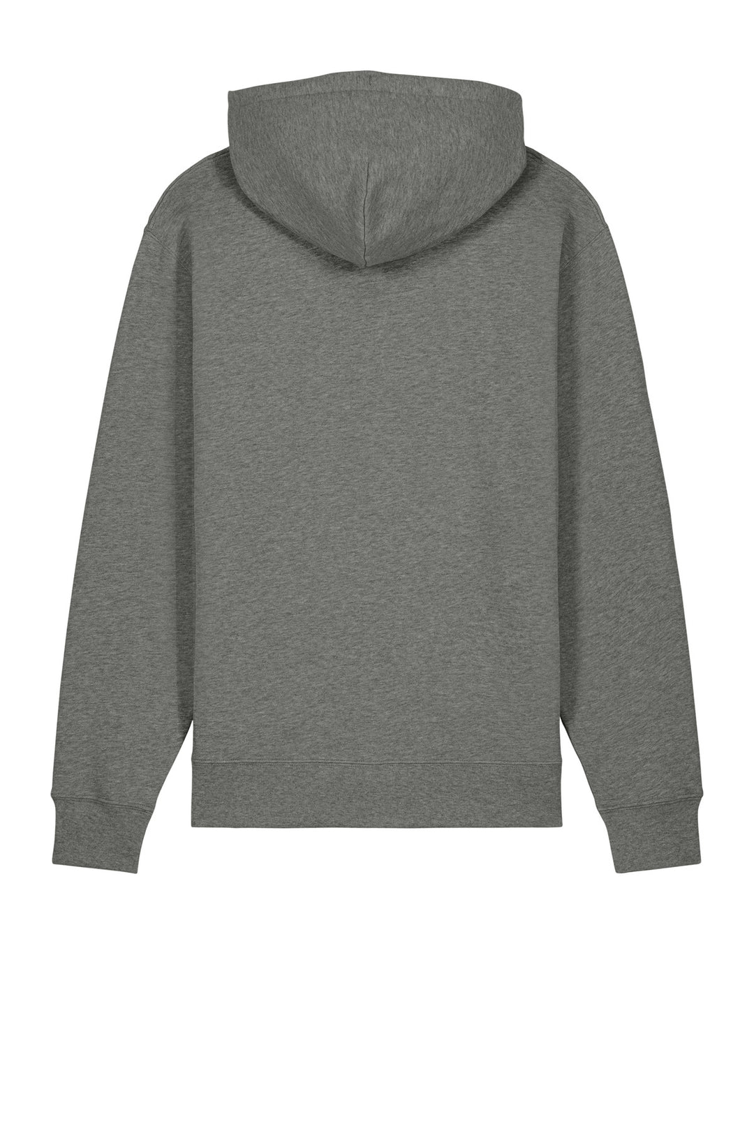 Rear View of MidHthrGry Stanley/Stella Unisex Cruiser 2.0 Hooded Sweatshirt SXU003
