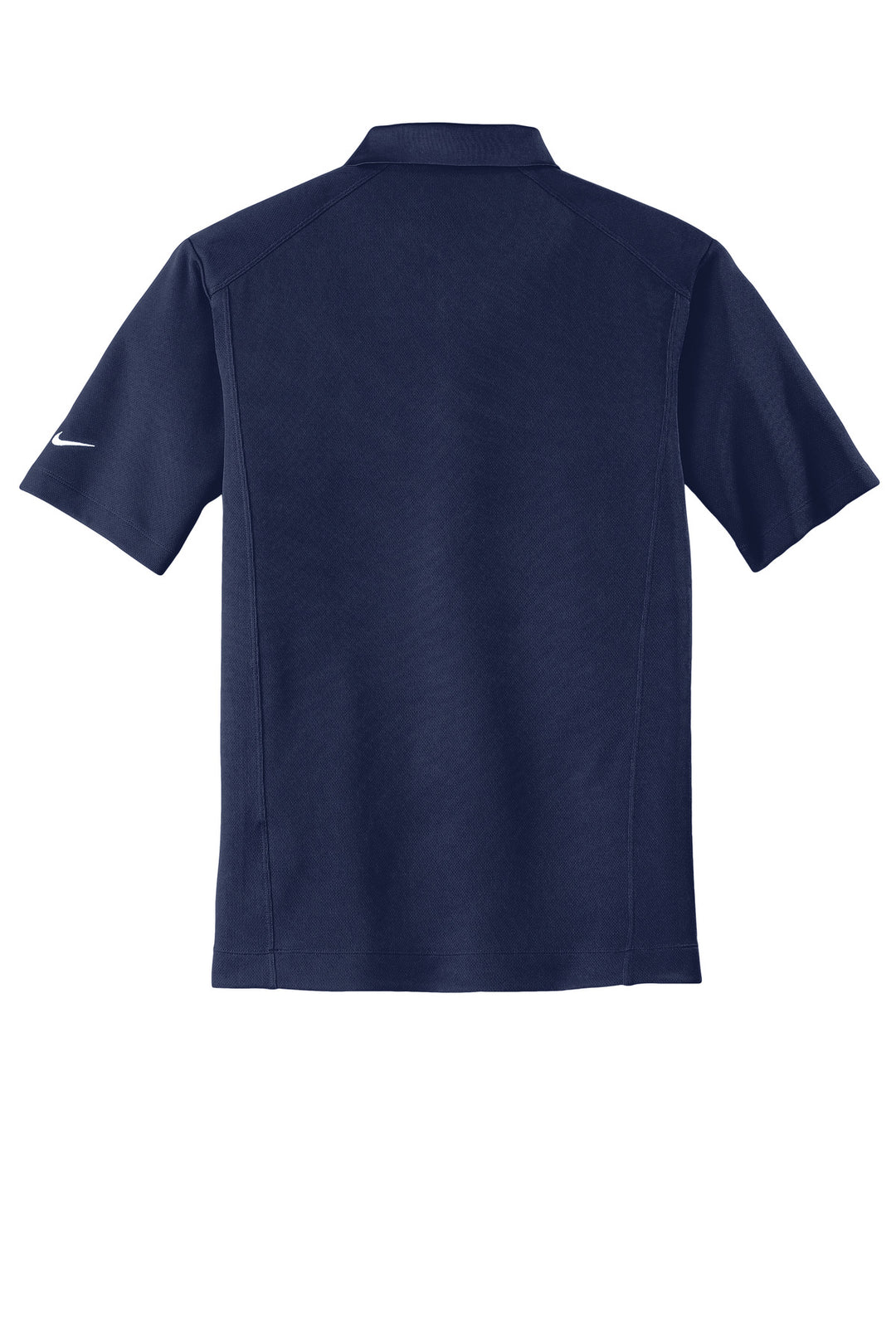 Rear View of Midnight Navy Nike Dri-FIT Classic Polo. 267020