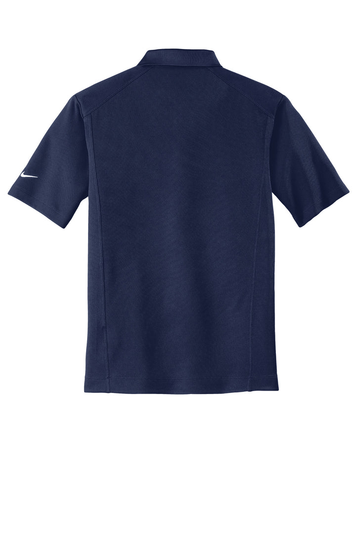 Rear View of Midnight Navy Nike Dri-FIT Classic Polo. 267020