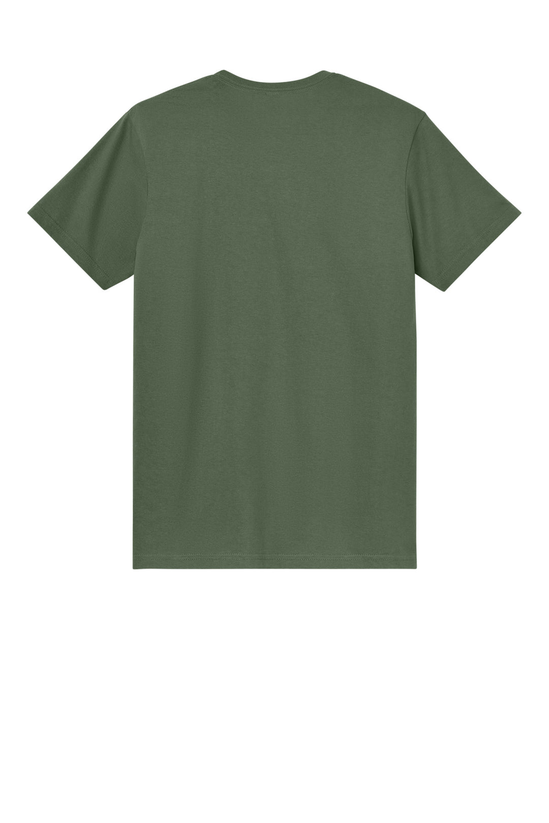 Rear View of MilGreen Gildan Light Cotton Tee 3000