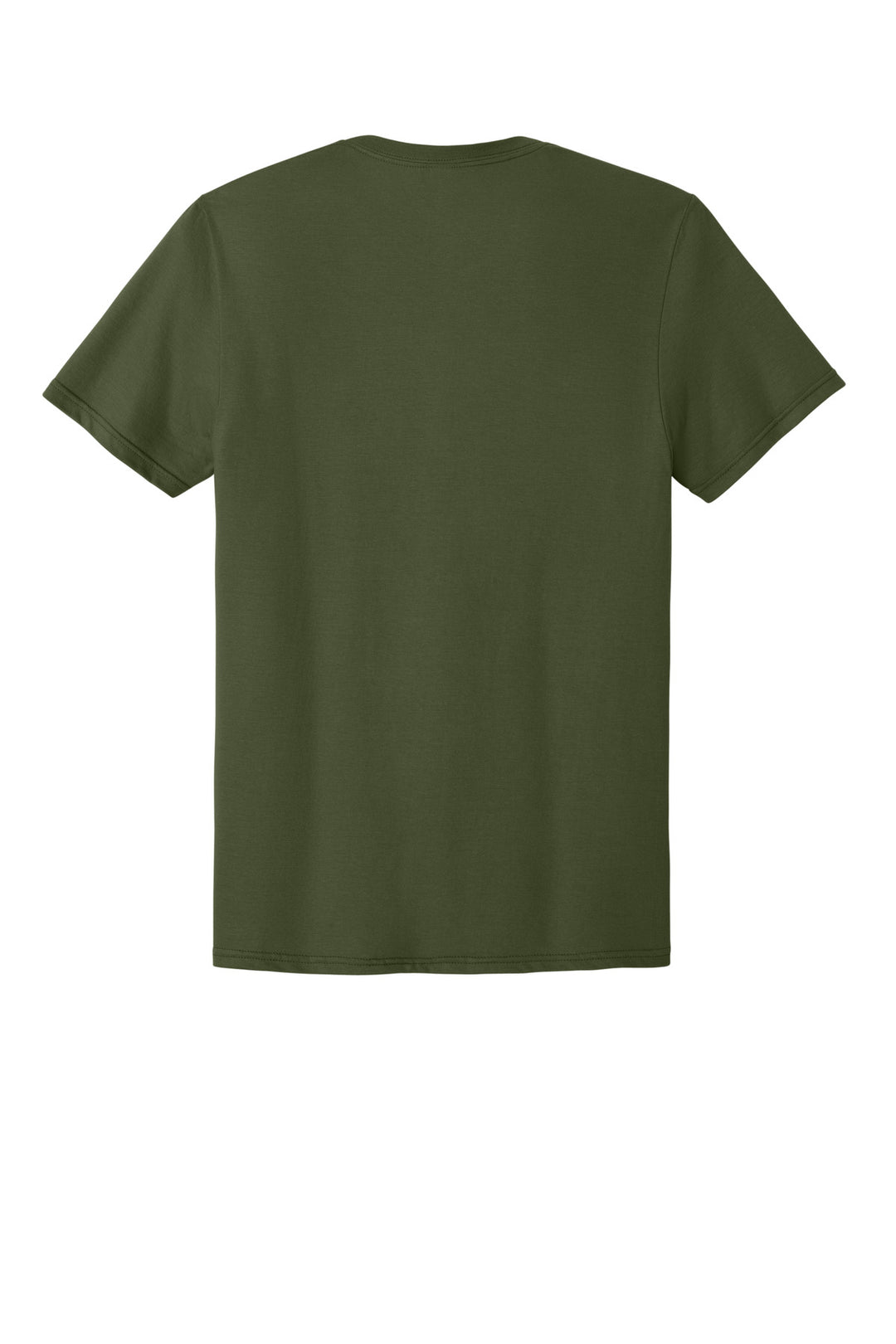 Rear View of MilGreen Jerzees Classics Unisex Cotton T-Shirt 363M