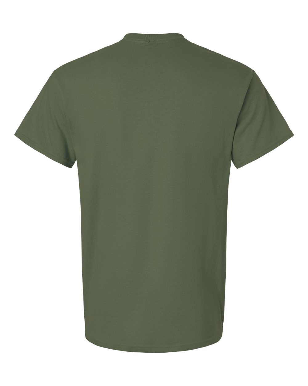 Rear View of Military Green Ultra Cotton® T-Shirt - 2000