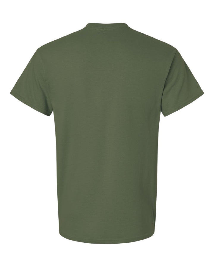 Rear View of Military Green Ultra Cotton® T-Shirt - 2000