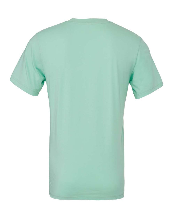 Rear View of Mint Jersey Tee - 3001