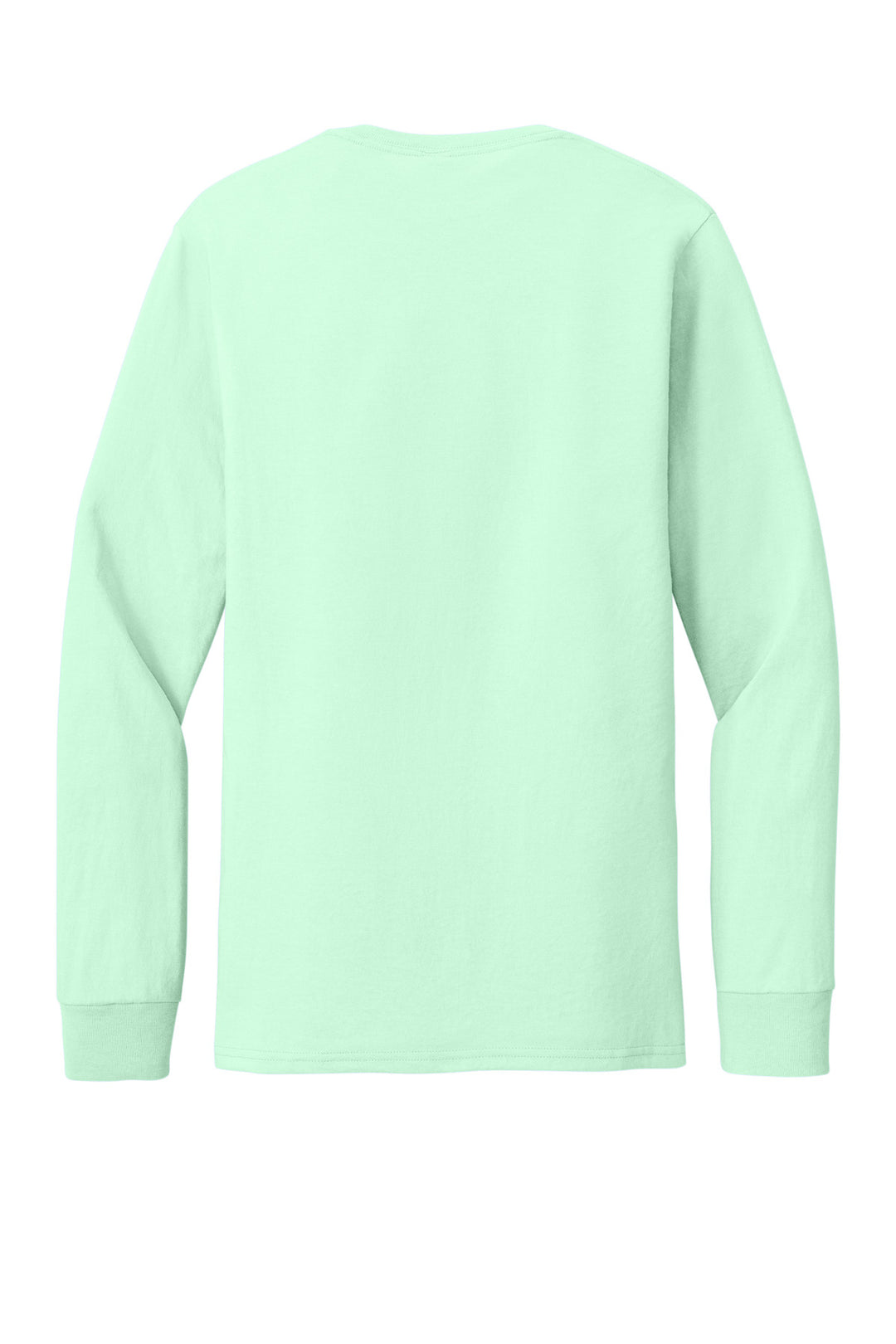 Rear View of MintToBe Jerzees Premium Blend Ring Spun Long Sleeve T-Shirt 560LS
