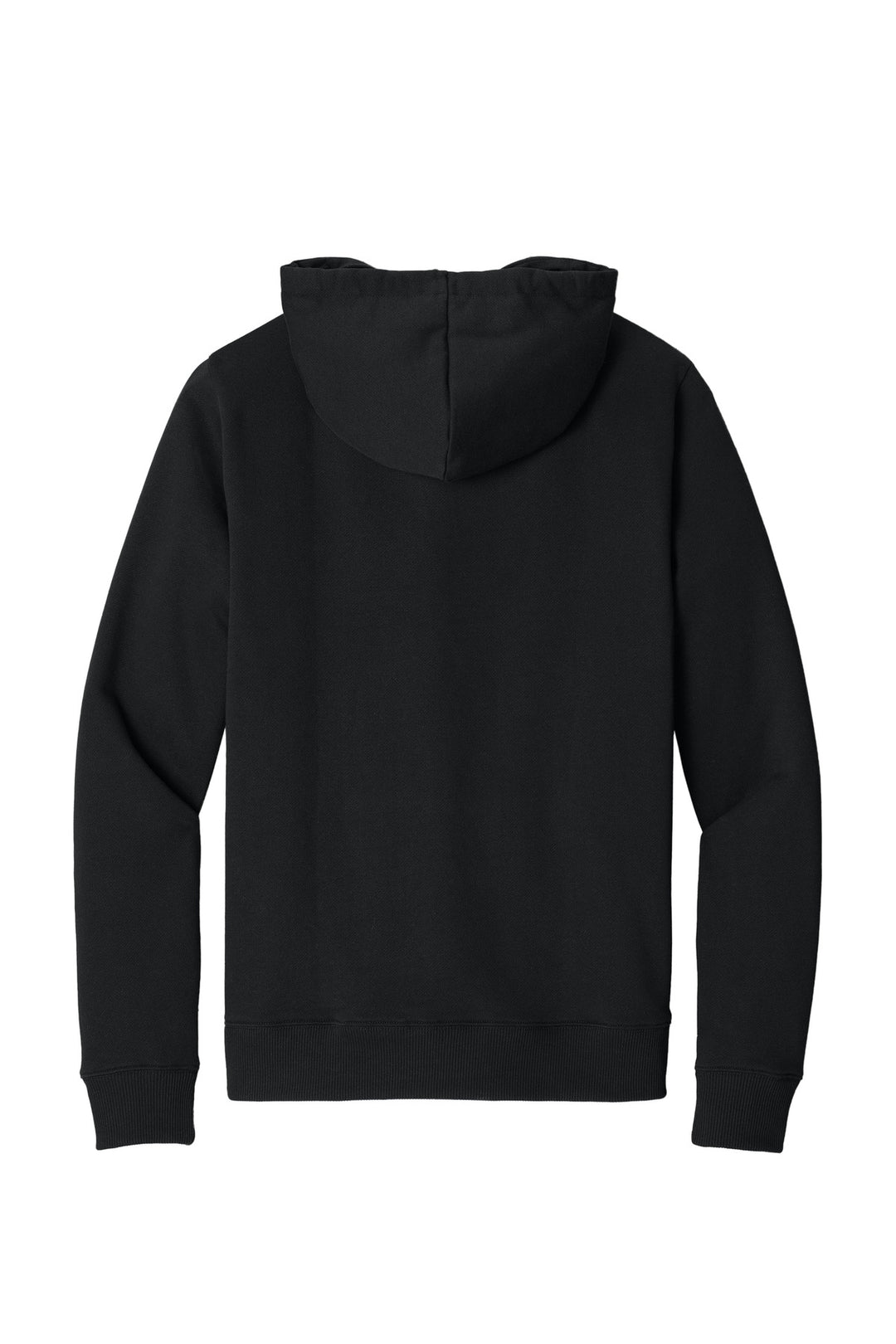 Rear View of MtoriteBlk LIMITED EDITION tentree Space Dye Fleece Classic Hoodie TTCM4413