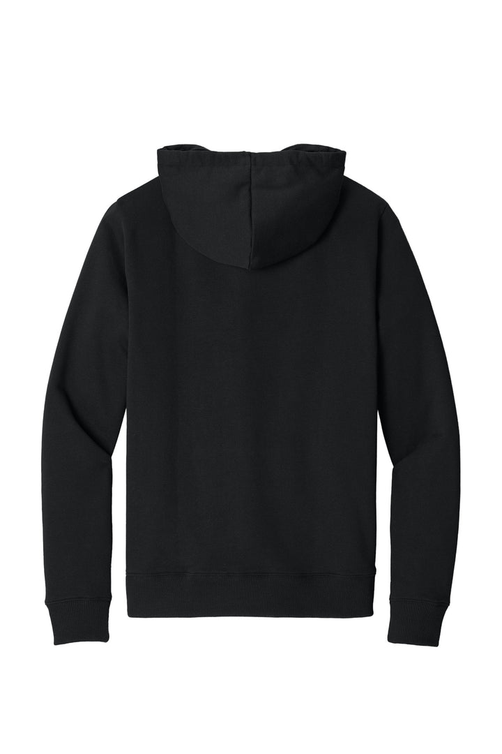 Rear View of MtoriteBlk LIMITED EDITION tentree Space Dye Fleece Classic Hoodie TTCM4413