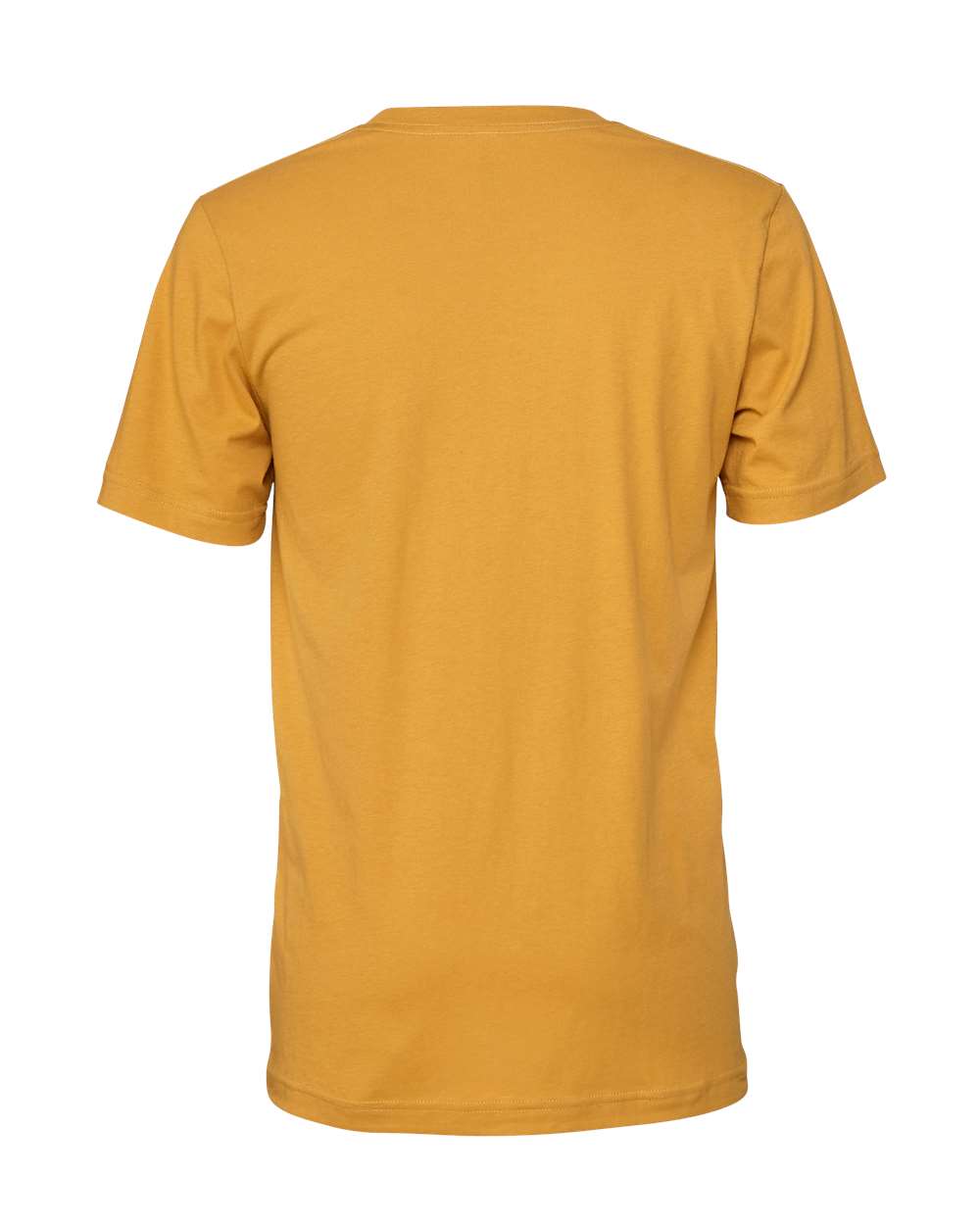 Rear View of Mustard Jersey Tee - 3001