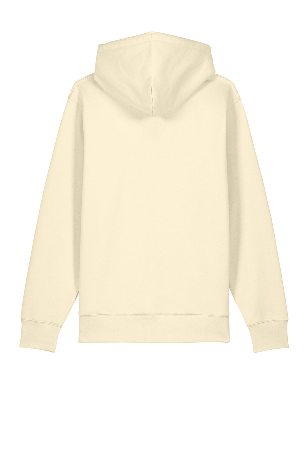 Rear View of NaturalRaw Stanley/Stella Unisex Cultivator 2.0 Full-Zip Hooded Sweatshirt SXU005