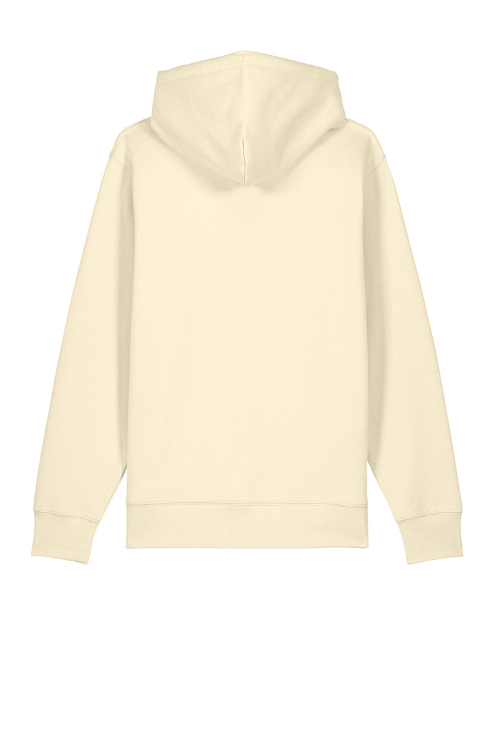 Rear View of NaturalRaw Stanley/Stella Unisex Cultivator 2.0 Full-Zip Hooded Sweatshirt SXU005