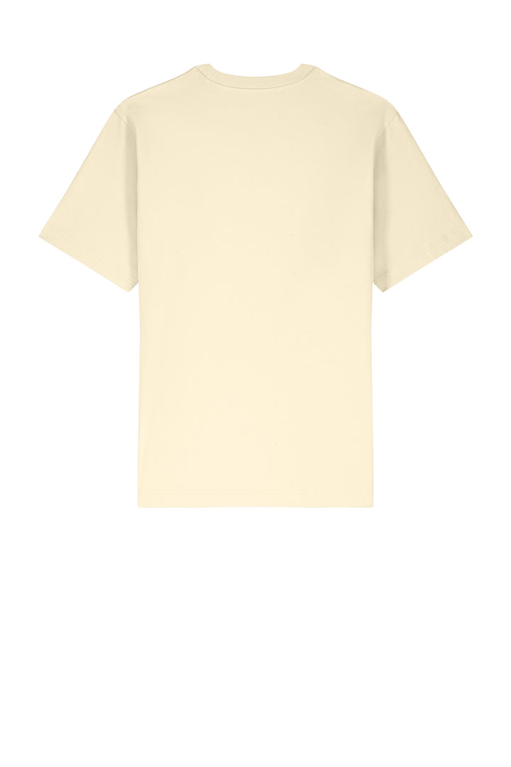 Rear View of NaturalRaw Stanley/Stella Unisex Freestyler Heavyweight Tee SXU018