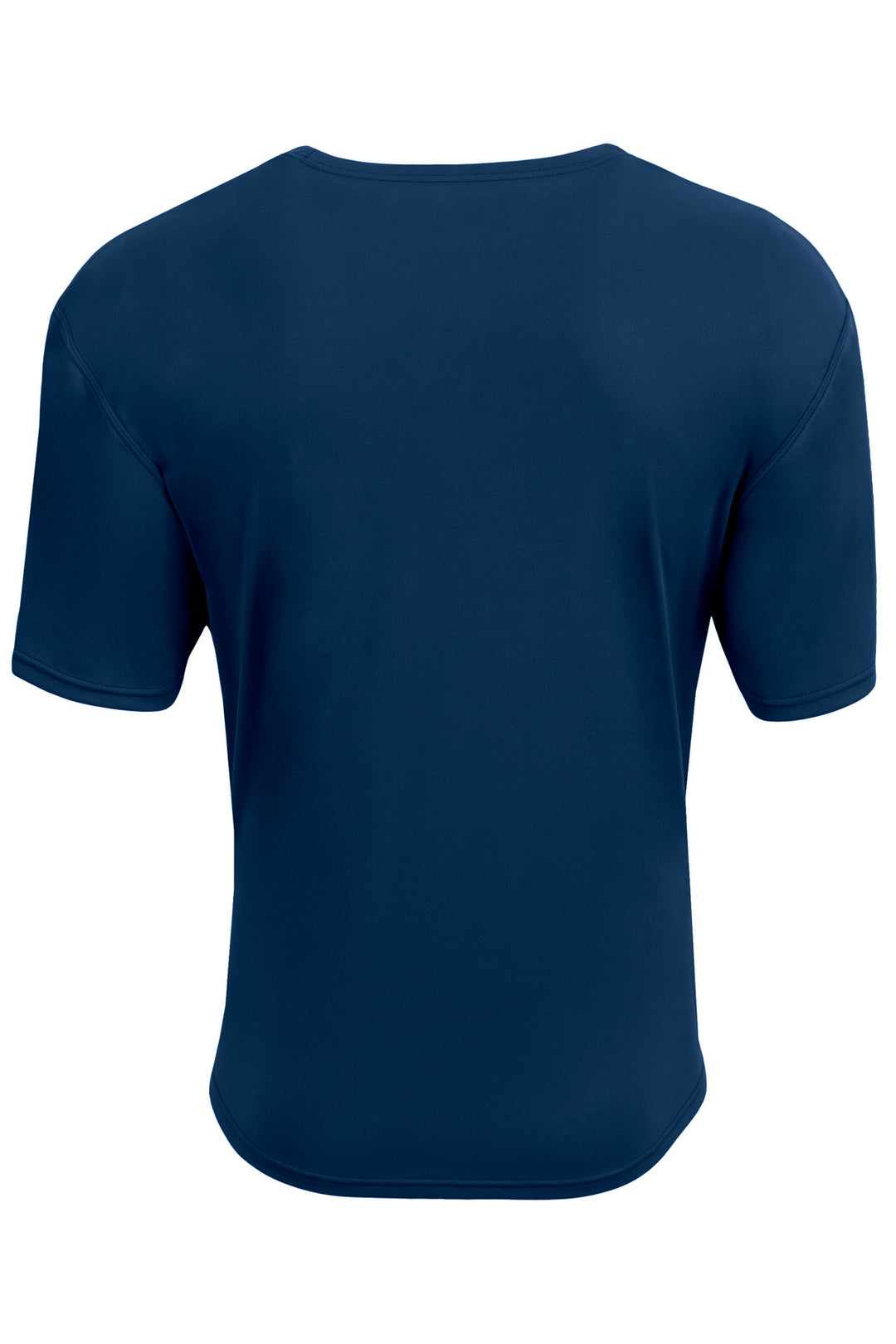 Rear View of Navy A4 AirFlex Short Sleeve Tee A4N3531