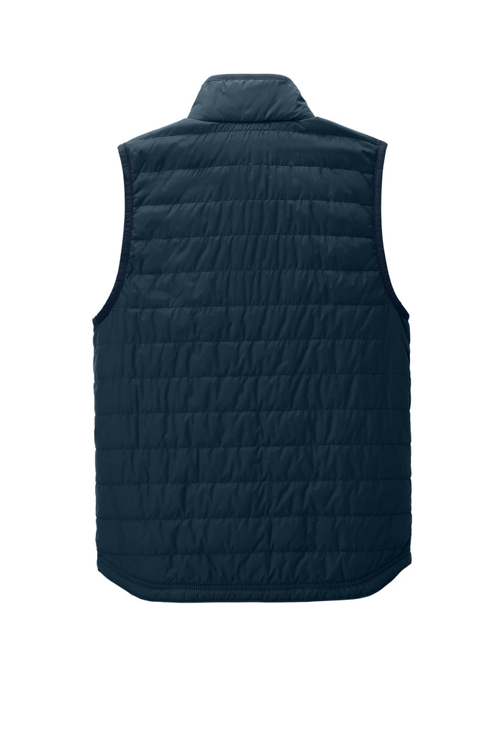 Rear View of Navy Carhartt Gilliam Vest CT102286