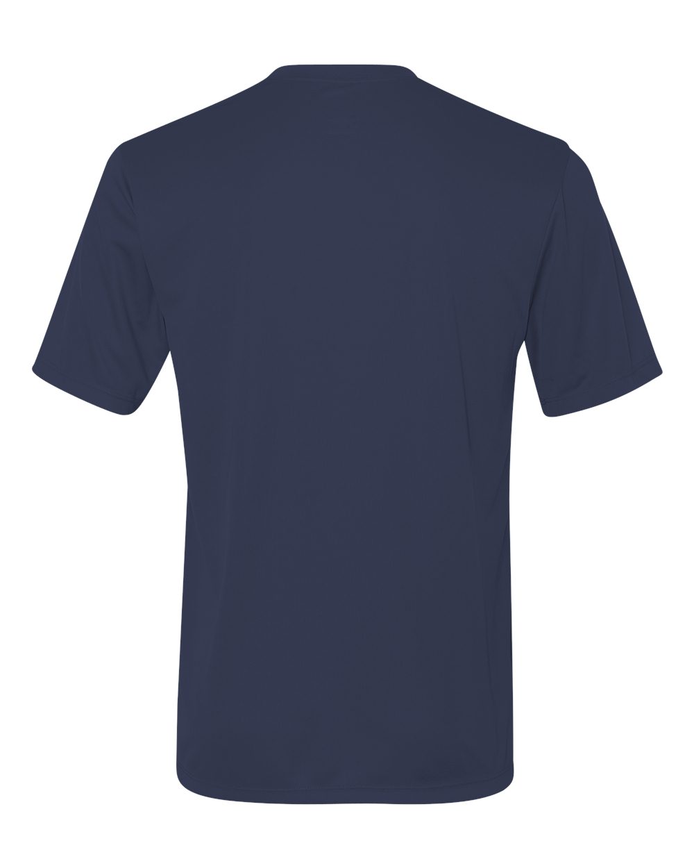 Rear View of Navy Cool DRI® Performance T-Shirt - 4820