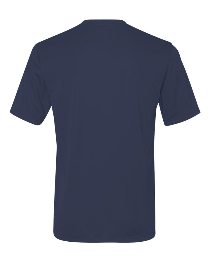 Rear View of Navy Cool DRI® Performance T-Shirt - 4820