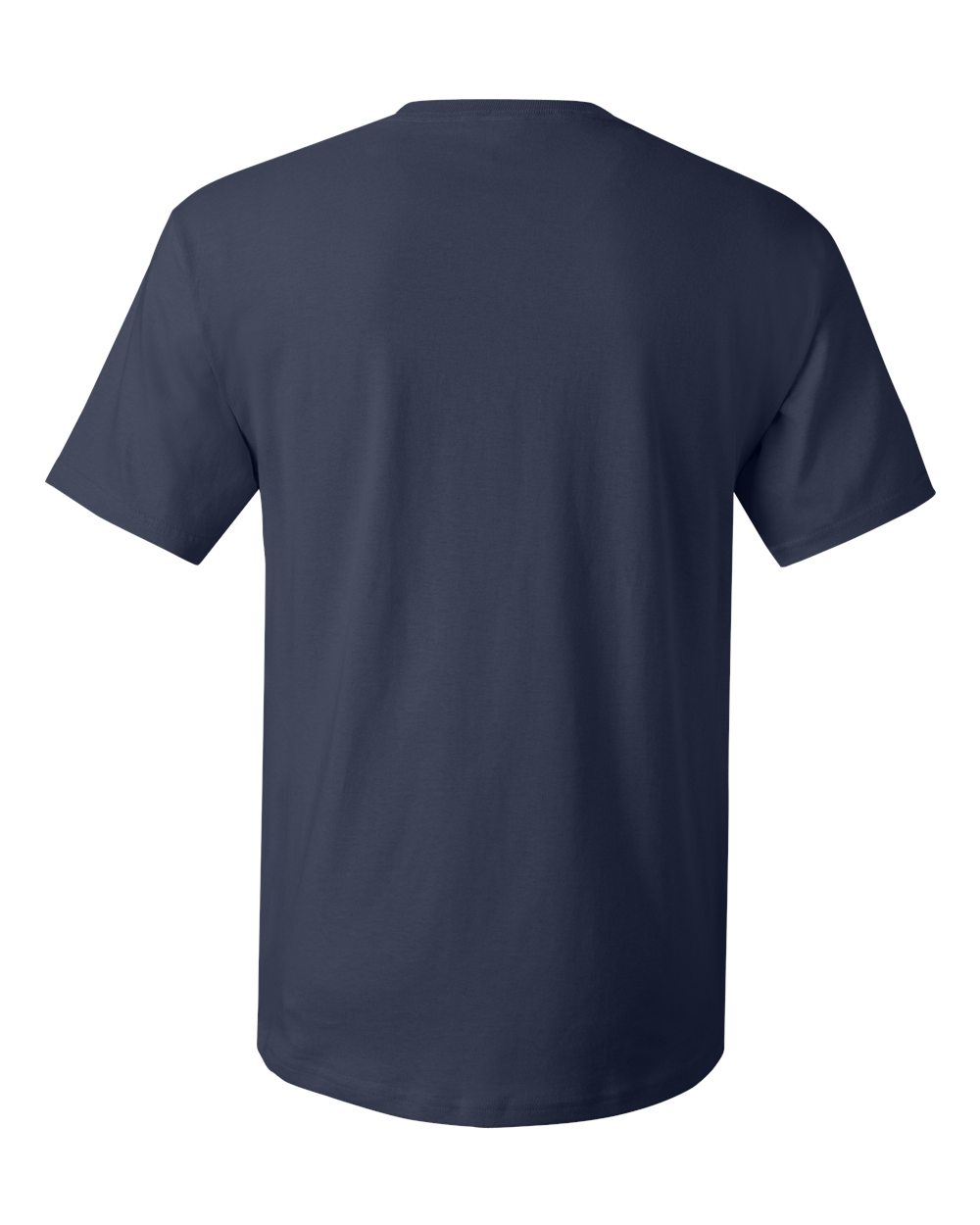 Rear View of Navy Essential-T T-Shirt - 5280