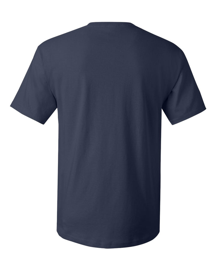 Rear View of Navy Essential-T T-Shirt - 5280