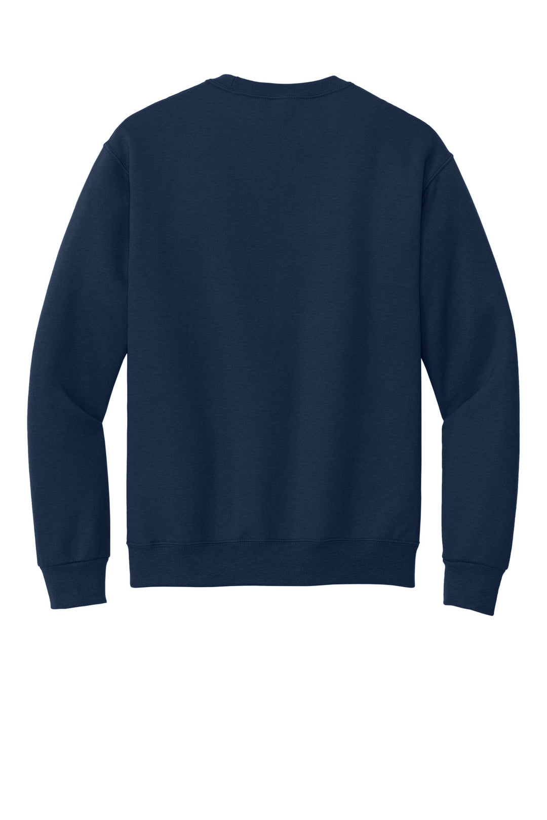 Rear View of Navy Jerzees Super Sweats NuBlend - Crewneck Sweatshirt. 4662M
