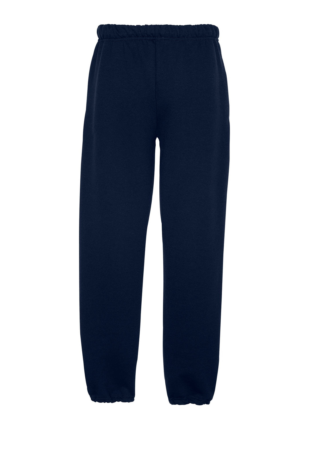 Rear View of Navy Jerzees Super Sweats NuBlend - Sweatpant with Pockets. 4850MP