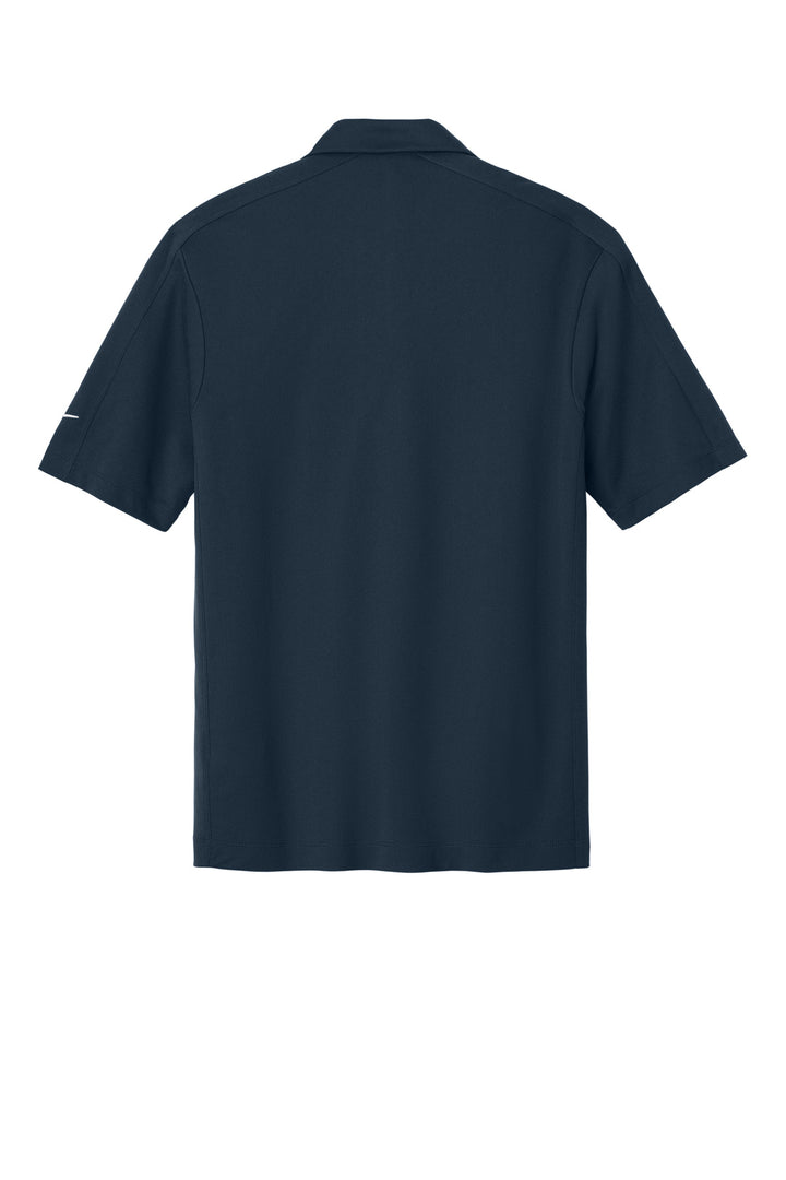 Rear View of Navy Nike Tech Sport Dri-FIT Polo. 266998