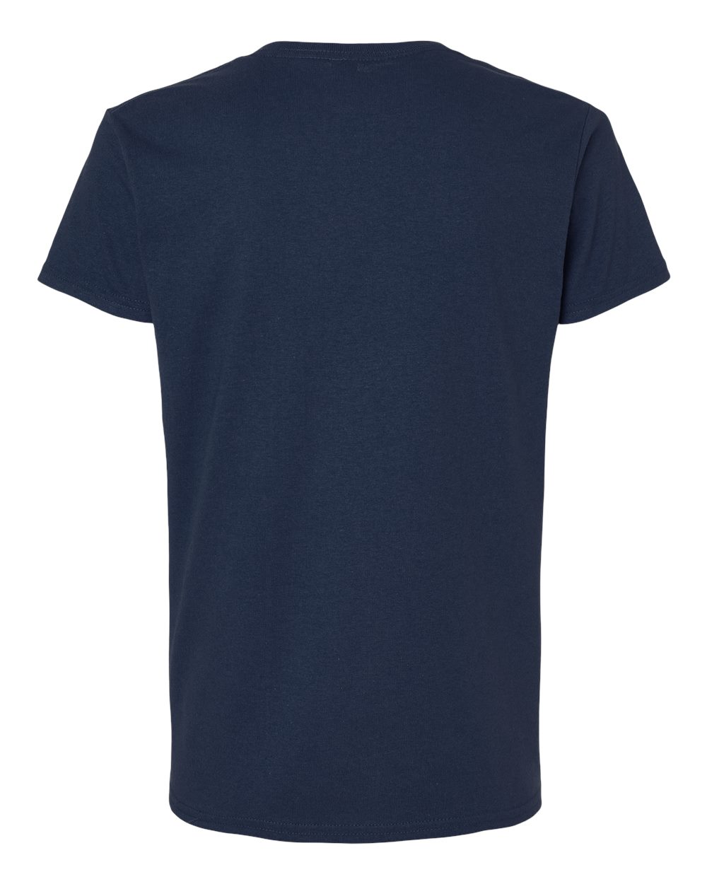 Rear View of Navy Ultra Cotton® Women’s T-Shirt - 2000L