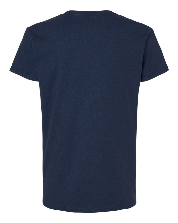Rear View of Navy Ultra Cotton® Women’s T-Shirt - 2000L