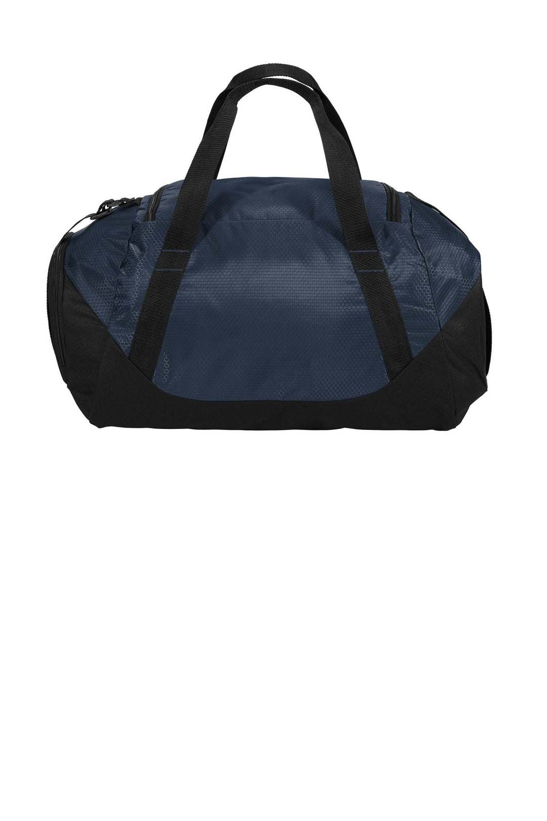 Rear View of Navy/Black Port Authority Team Duffel BG804