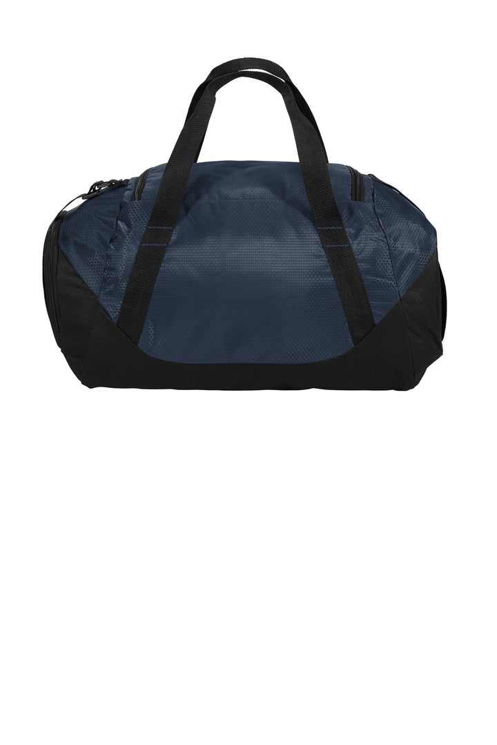 Rear View of Navy/Black Port Authority Team Duffel BG804
