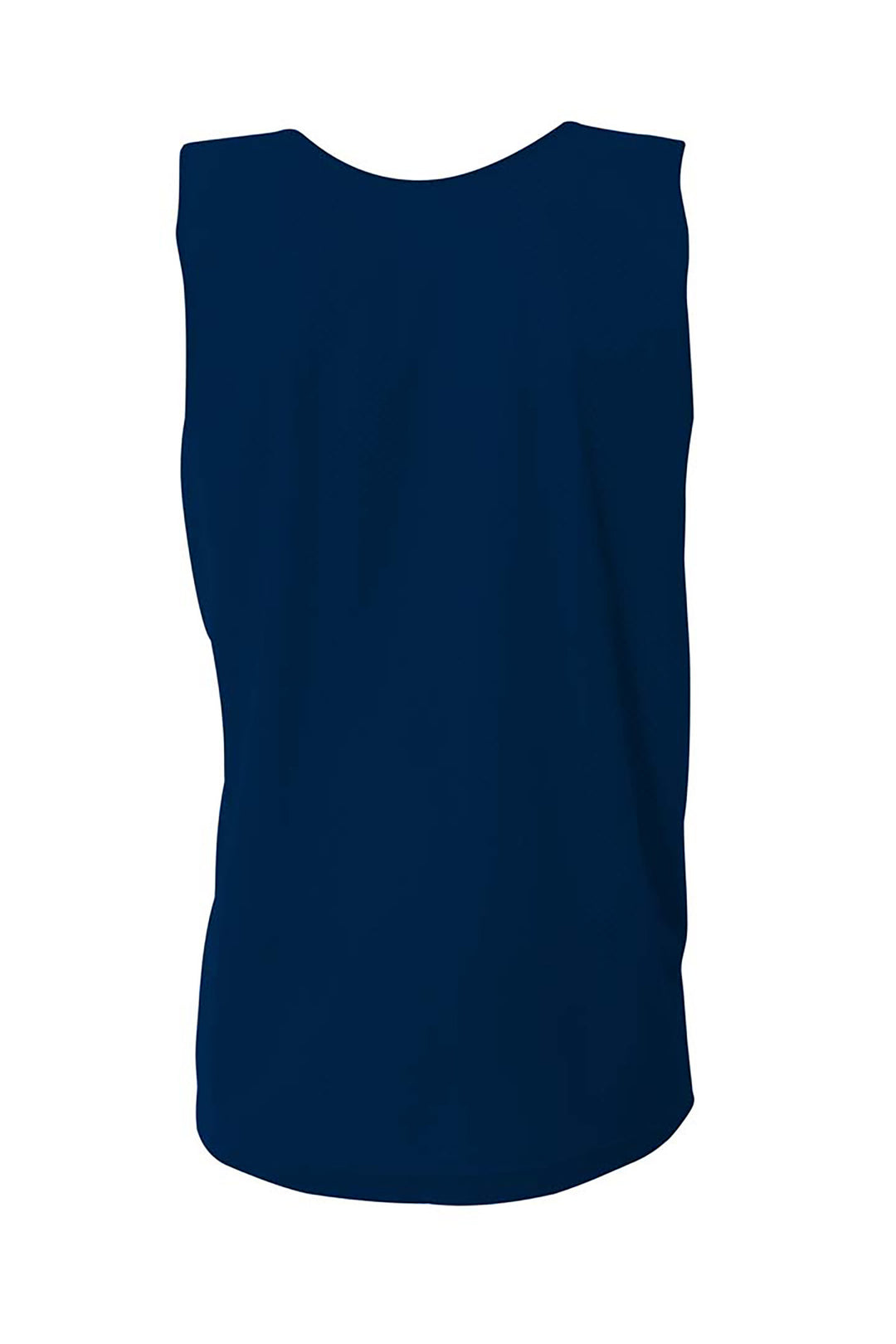 Rear View of Navy/White A4 Sprint Reversible Mesh Tank A4NF1270