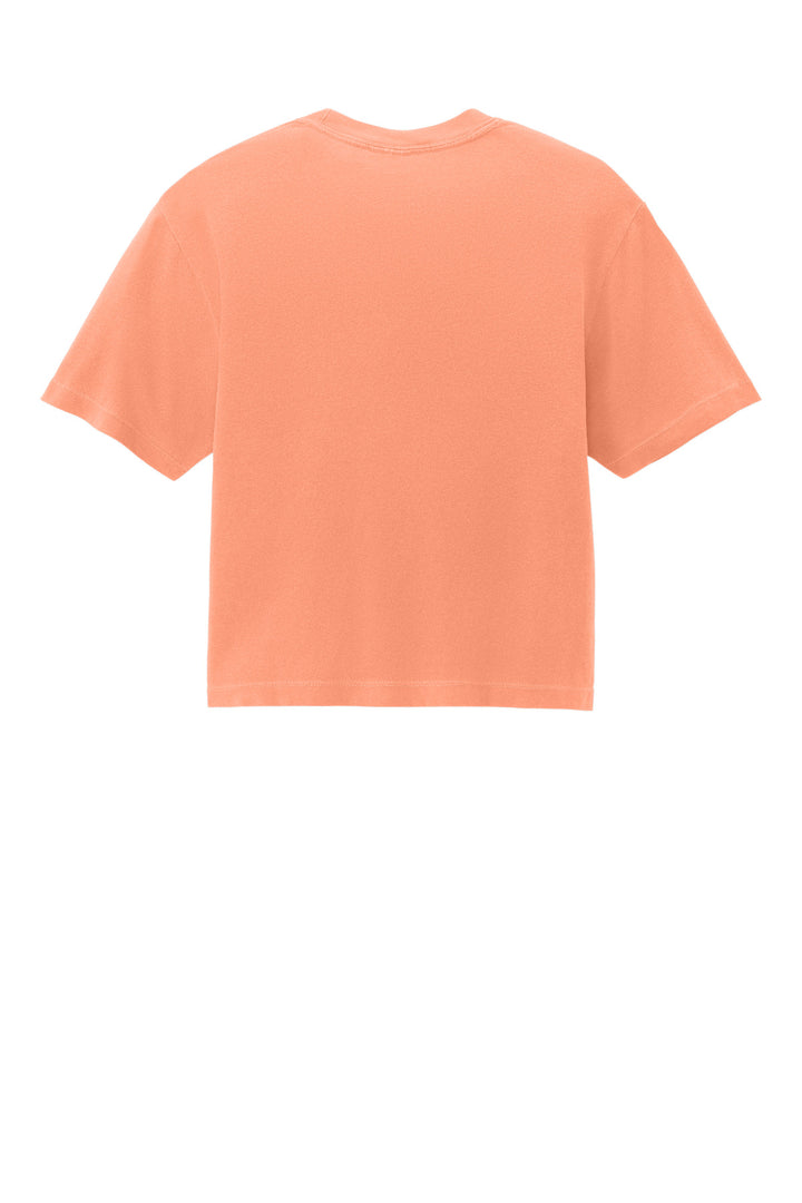 Rear View of NCantloupe Comfort Colors Women's Heavyweight Boxy Tee 3023CL