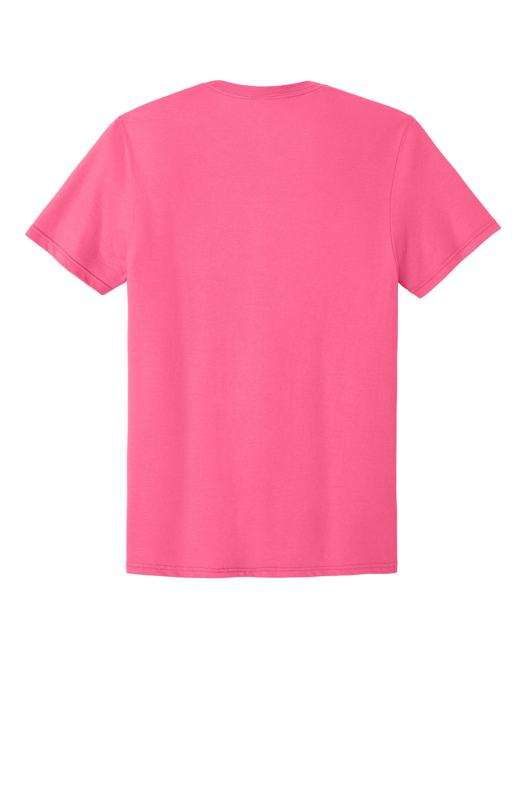 Rear View of NeonPink Jerzees Classics Unisex Cotton T-Shirt 363M