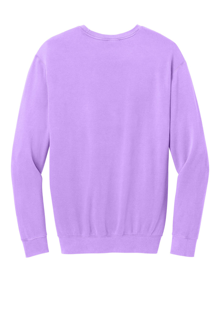 Rear View of NeonVio Comfort Colors Lightweight Crewneck Sweatshirt 1466