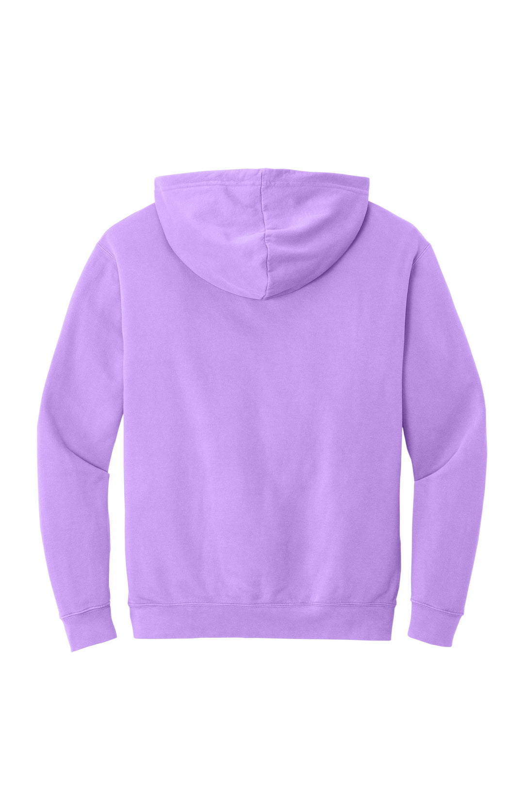 Rear View of NeonVio Comfort Colors Lightweight Hooded Sweatshirt 1467