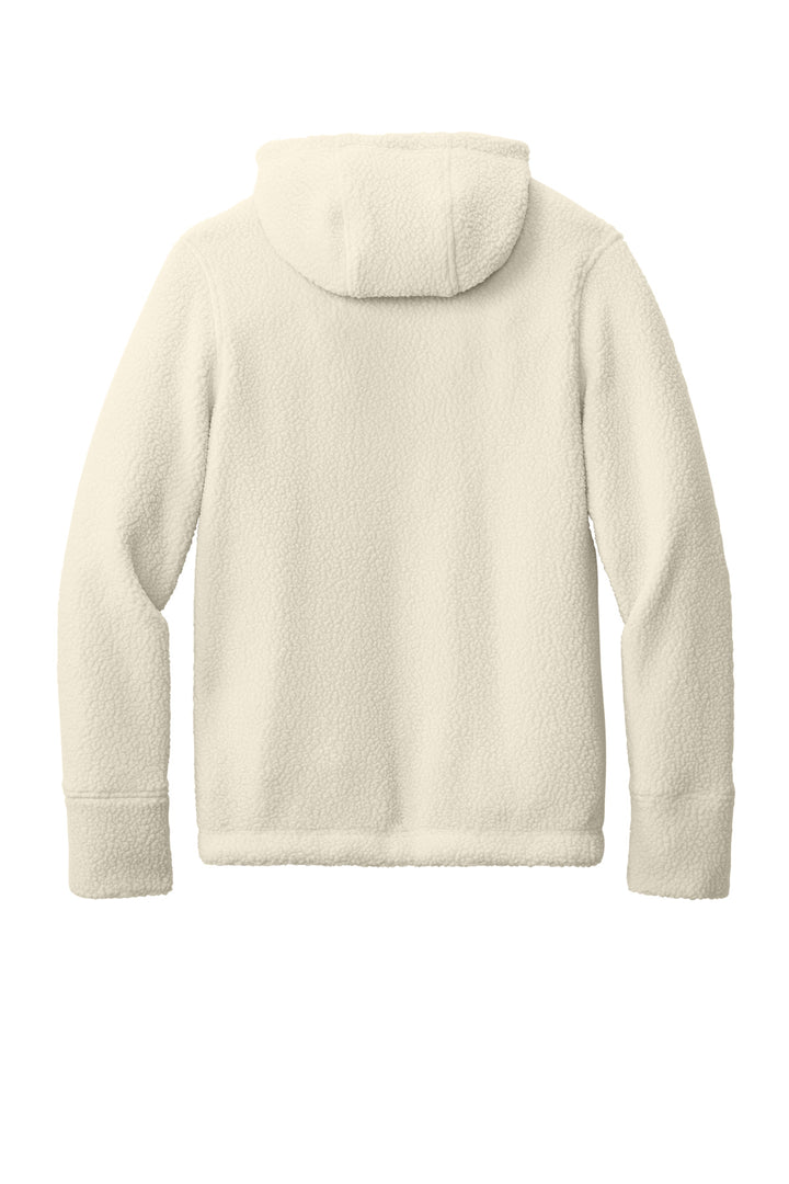 Rear View of Oat/Navy LIMITED EDITION Outdoor Research Women's Packwood Fleece Pullover Hoodie OR322268