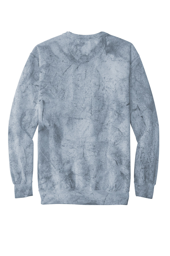 Rear View of Ocean Comfort Colors Color Blast Crewneck Sweatshirt 1545