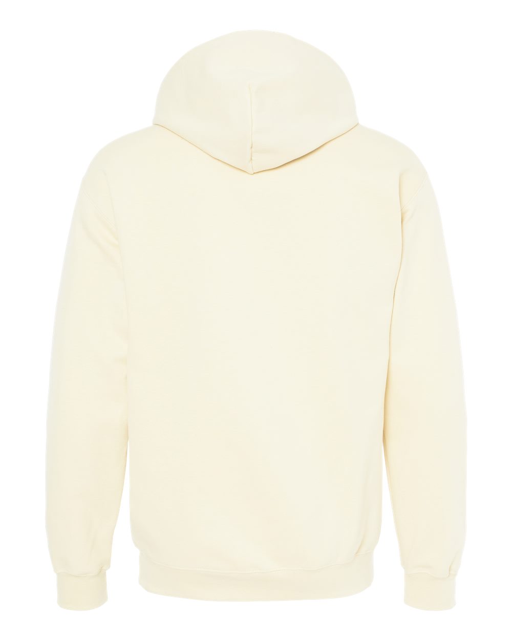 Rear View of Off White Softstyle® Midweight Hooded Sweatshirt - SF500