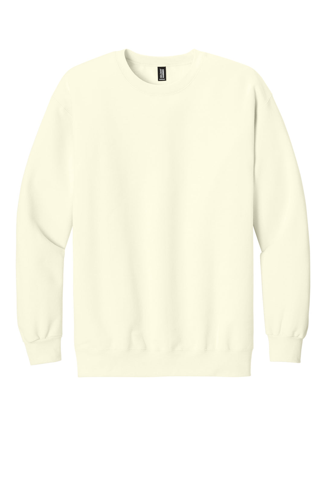 Rear View of OffWhite Gildan Hammer Maxweight Crewneck Sweatshirt 19000