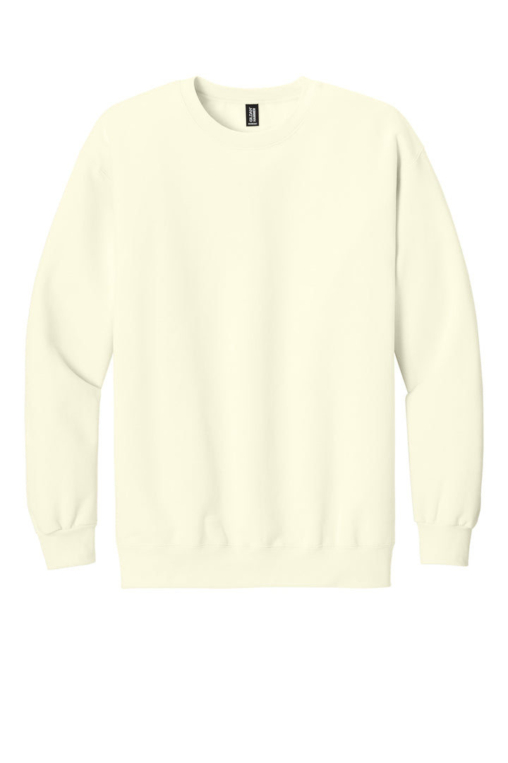 Rear View of OffWhite Gildan Hammer Maxweight Crewneck Sweatshirt 19000