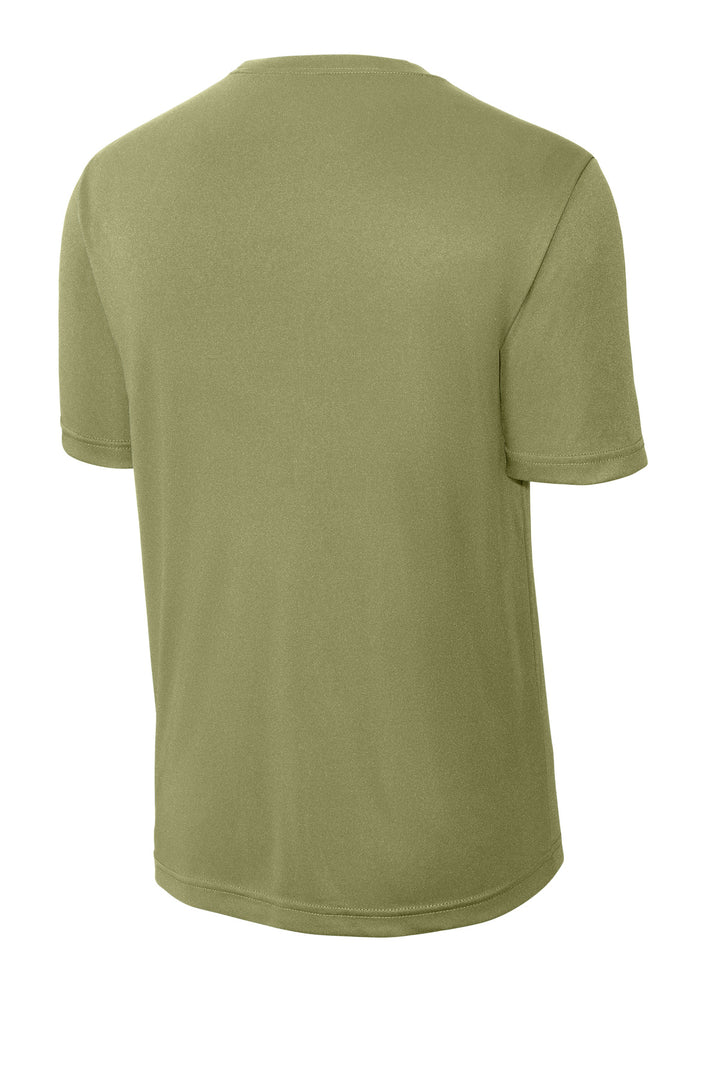 Rear View of Olive Drab Grn Sport-Tek PosiCharge Competitor Tee. ST350