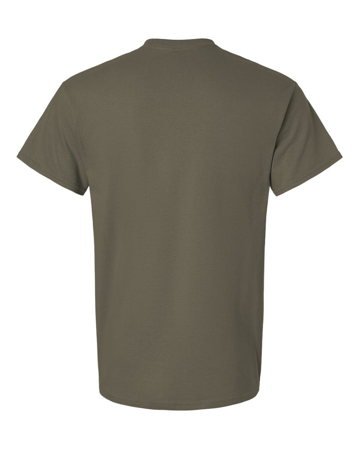 Rear View of Olive Ultra Cotton® T-Shirt - 2000