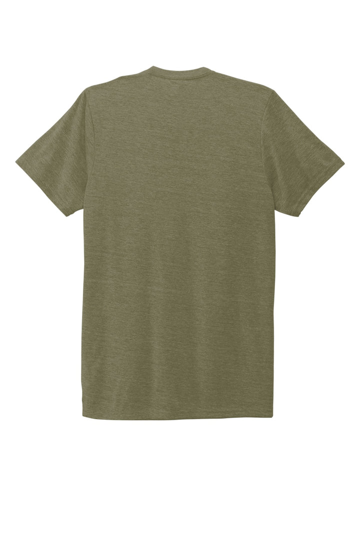 Rear View of Olive You Grn Allmade Unisex Tri-Blend Tee AL2004